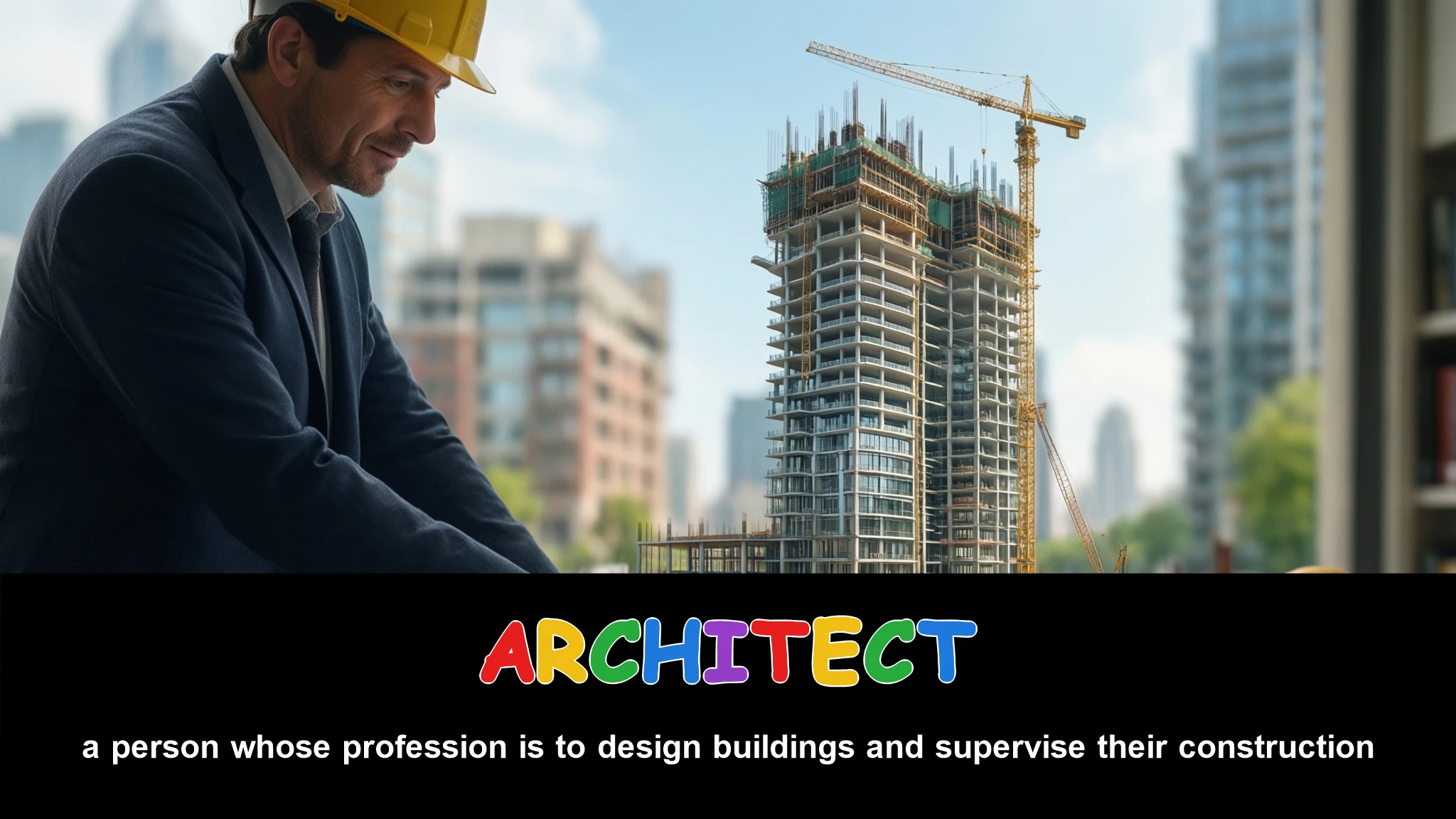 English Illustration for architect